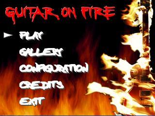 Guitar on Fire